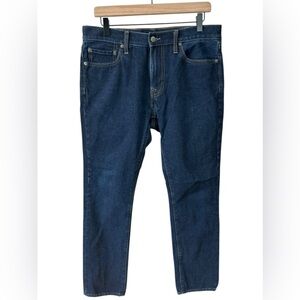 Men’s Abercrombie & Fitch Dark Wash Skinny Jean 32X30 Buttonfly Zip Pockets